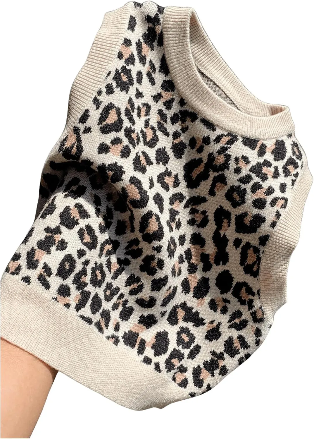 Floerns Girls Heart Print Sleeveless Sweater Vest V Neck Knitwear Tank Top
