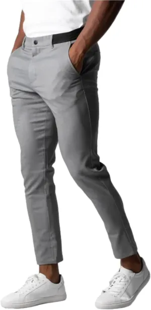 Foueo Active Chinos, Active Chinos Pants Men, Men's Casual Pants Stretch Slim Fit Tapered Trousers Bizgent Pants