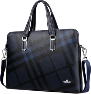 FSD.WG]Business Bag Leather Briefcase Shoulder Laptop Business Bag for Men