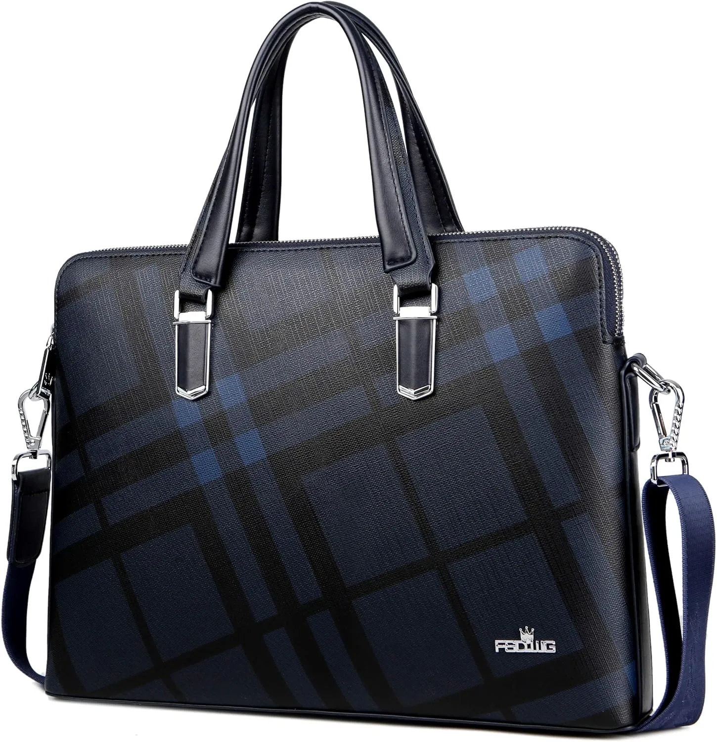 FSD.WG]Business Bag Leather Briefcase Shoulder Laptop Business Bag for Men