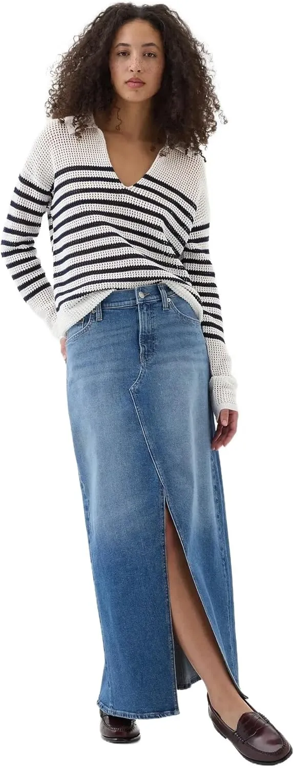 GAP Women's Denim Maxi Skirt