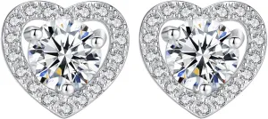 Gold Plated Stud Earrings for Women,925 Sterling Sliver Cubic Zirconia Studs Fashion Jewelry Gifts for Mother Wife Girlfriend