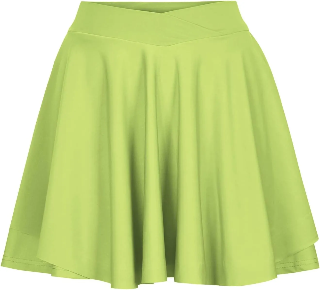 Golf Skirts for Women Tennis Skorts Crossover High Waisted Lightweight Athletic Shorts Flowy Running Workout Shorts