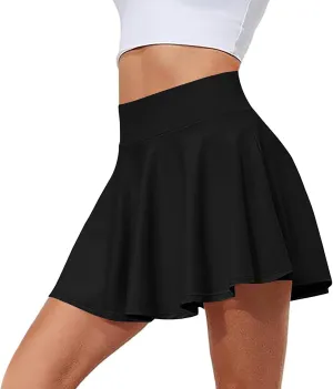 Golf Skirts for Women Tennis Skorts Crossover High Waisted Lightweight Athletic Shorts Flowy Running Workout Shorts