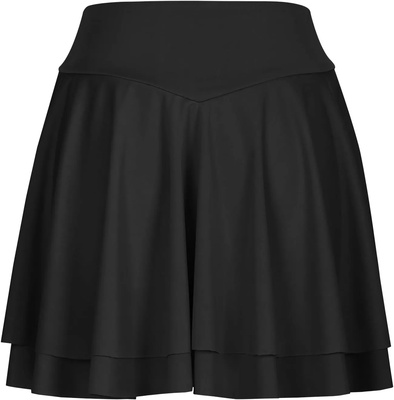 Golf Skirts for Women Tennis Skorts Crossover High Waisted Lightweight Athletic Shorts Flowy Running Workout Shorts