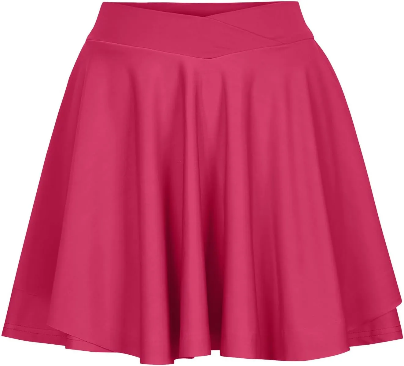Golf Skirts for Women Tennis Skorts Crossover High Waisted Lightweight Athletic Shorts Flowy Running Workout Shorts