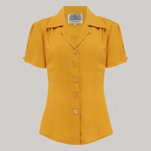 Grace Blouse in Mustard