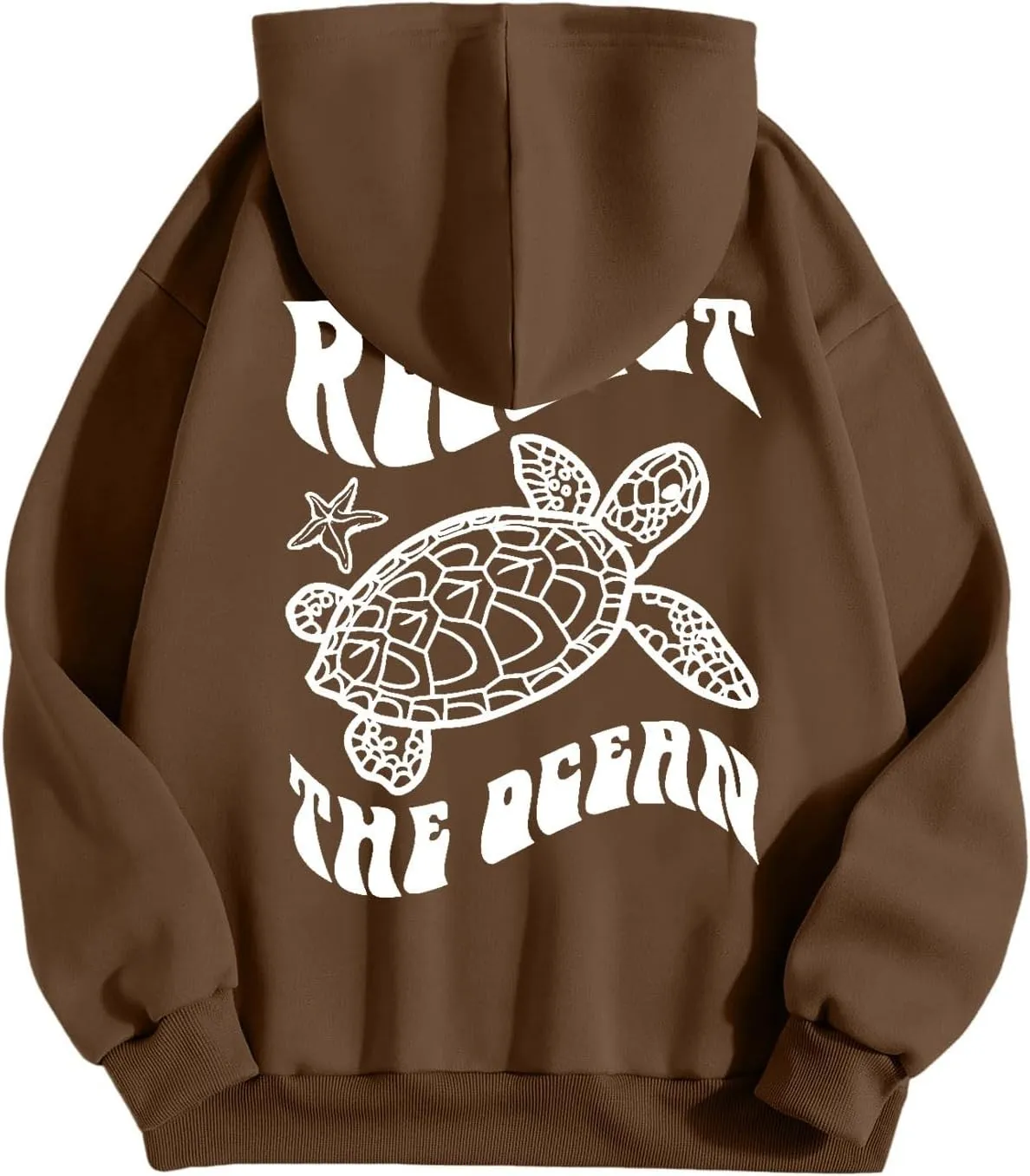 Graphic Crewneck Sweatshirts Women Pullover Ocean Beach Sunset Hoodie - Ocean Beach Hoodie Aesthetic