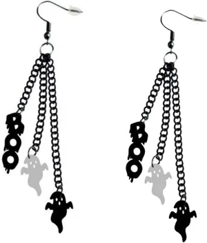 Halloween Earrings for Women Ghost Spider Bat Earrings Skeleton Pumpkin Tassel Chain Earrings for Women Halloween Party Jewelry
