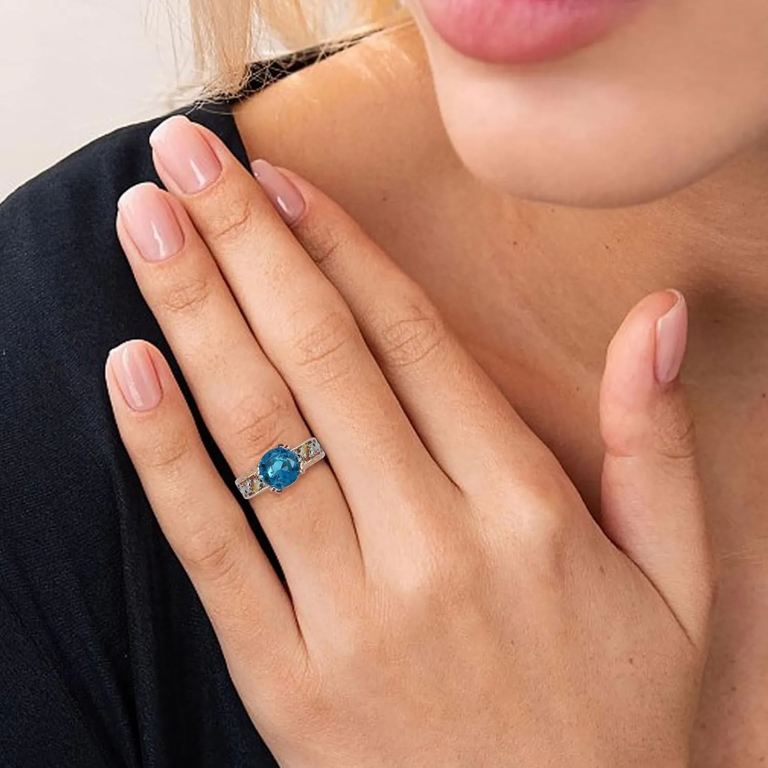 Heart Matching Rings Wedding Women Separation Rose Ring Gold Floral Rings Jewelry for Teen Girls