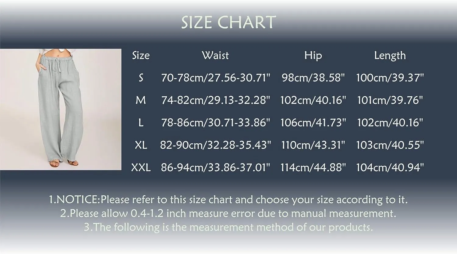 High Waist Wide Leg Linen Pants For Women Drawstring Boho Palazzo Trouser with Pockets Lounge Travel Vacation Outfits