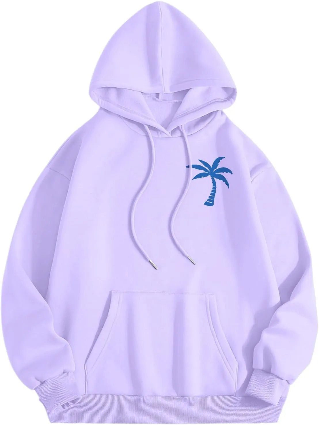 Hoodie for Women Meet Me at The Ocean Oversized Preppy Graphic Sweatshirt Teen Girls Cute Y2K Casual Pullover Tops