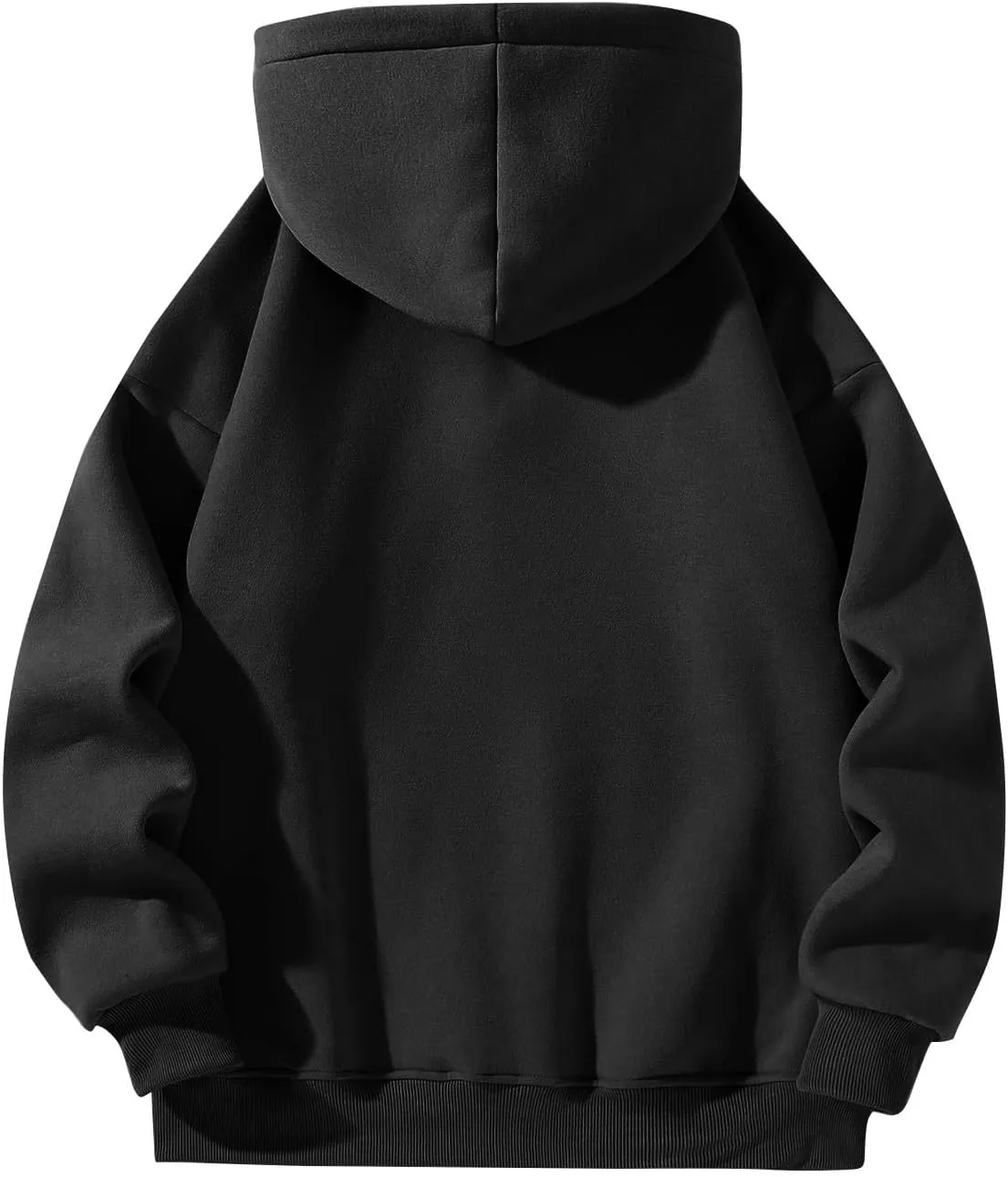 Hoodies for Men Quarter Zip Pullover Drop Shoulder Lightweight Workout Plain Hoodie Big And Tall Hooded Sweatshirt