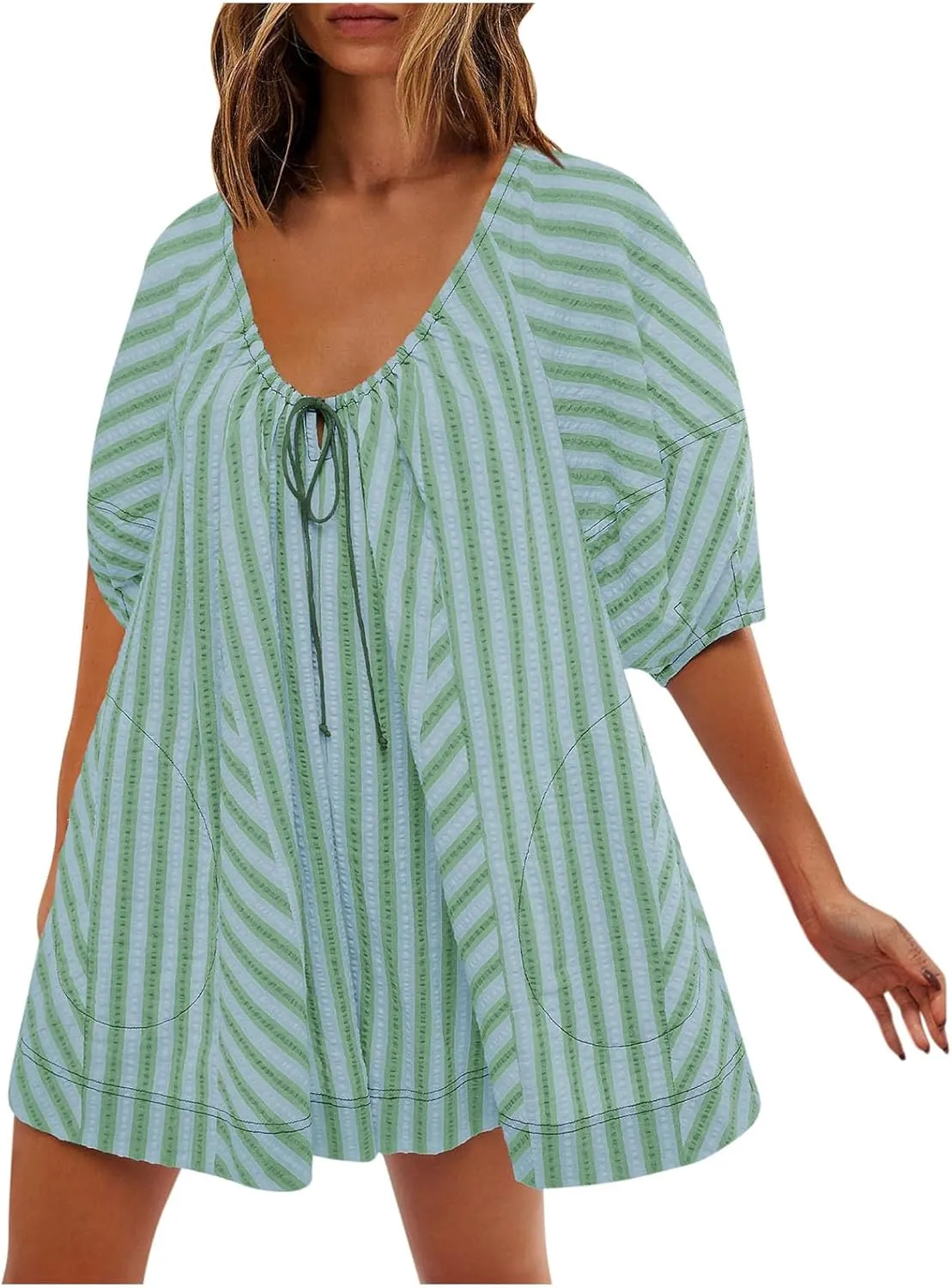 Hvyesh Jumpsuits for Women Dressy Casual, Onesie Hot Shot Romper Shorts, Dress Romper Doop, Summer Trendy 2025 Womens Outfits