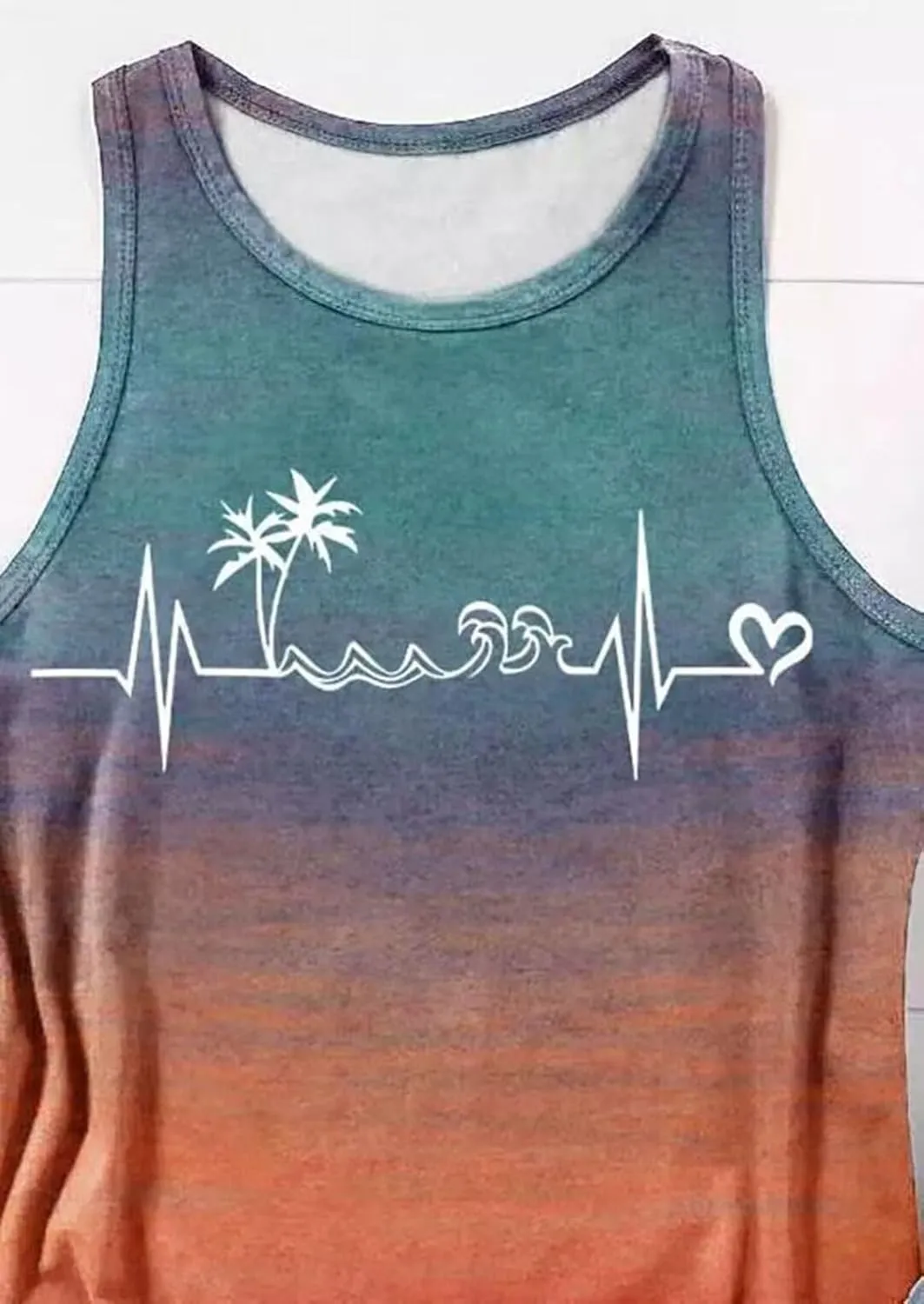 KBLDZHT Women Beach Tank Tops Hawaiian Sleeveless Tanks Summer Vacation Tees Vintage Graphic Girls Trip Tanks Vest