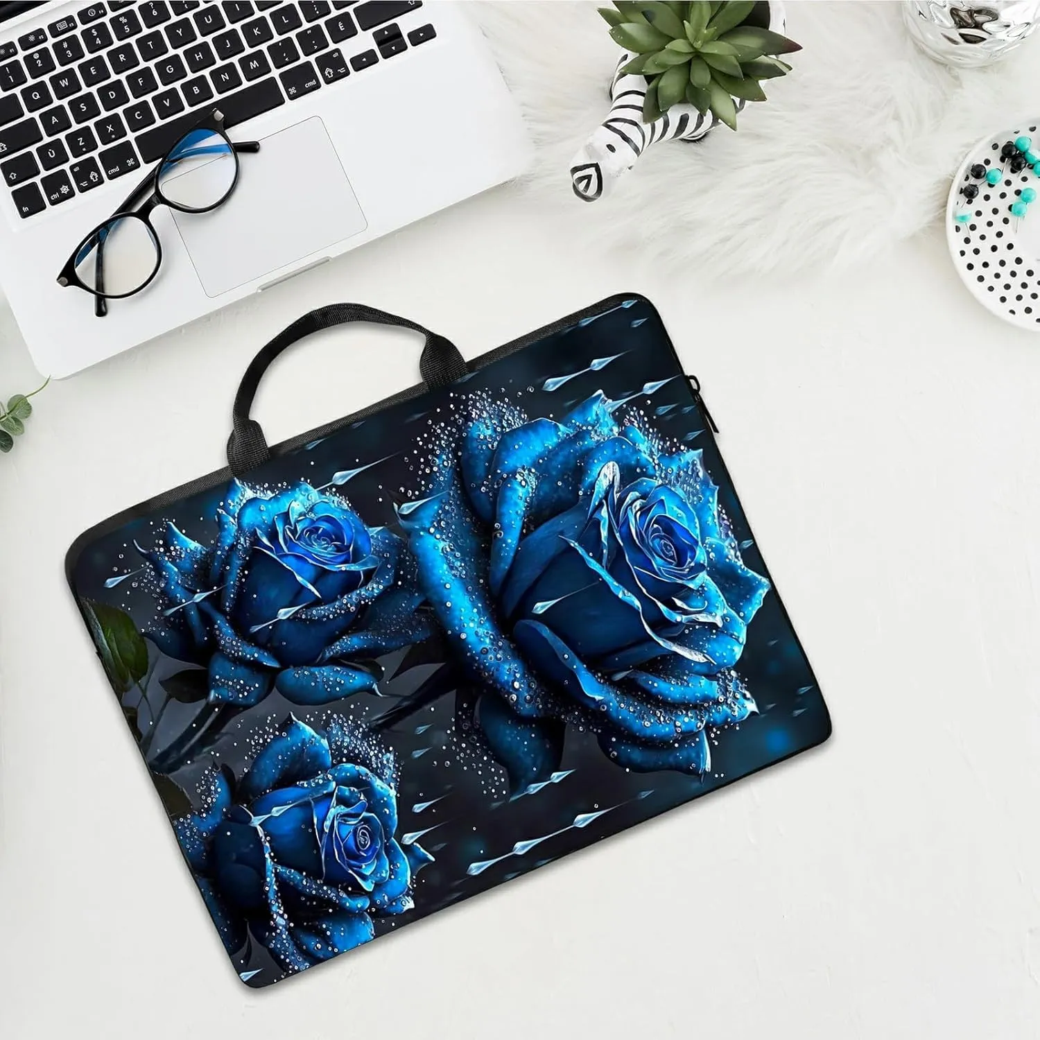 Laptop Shoulder Bag Sleeve Case for Women Men, Computer Handbag Suitable