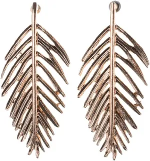 Leaf Earrings for Women, Palm Tree Leaf Earrings, Cute Feather Dangle Earrings Hypoallergenic, Coconut Tree Leaf Drop Earrings,Bohemian Leaves Earrings Studs,Feather Leaf Jewelry -s Funny Earrings