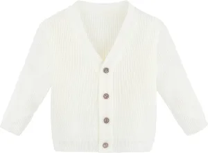 Lilax Baby Boys Basic Long Sleeve V-Neck Classic Knit Cardigan Sweater