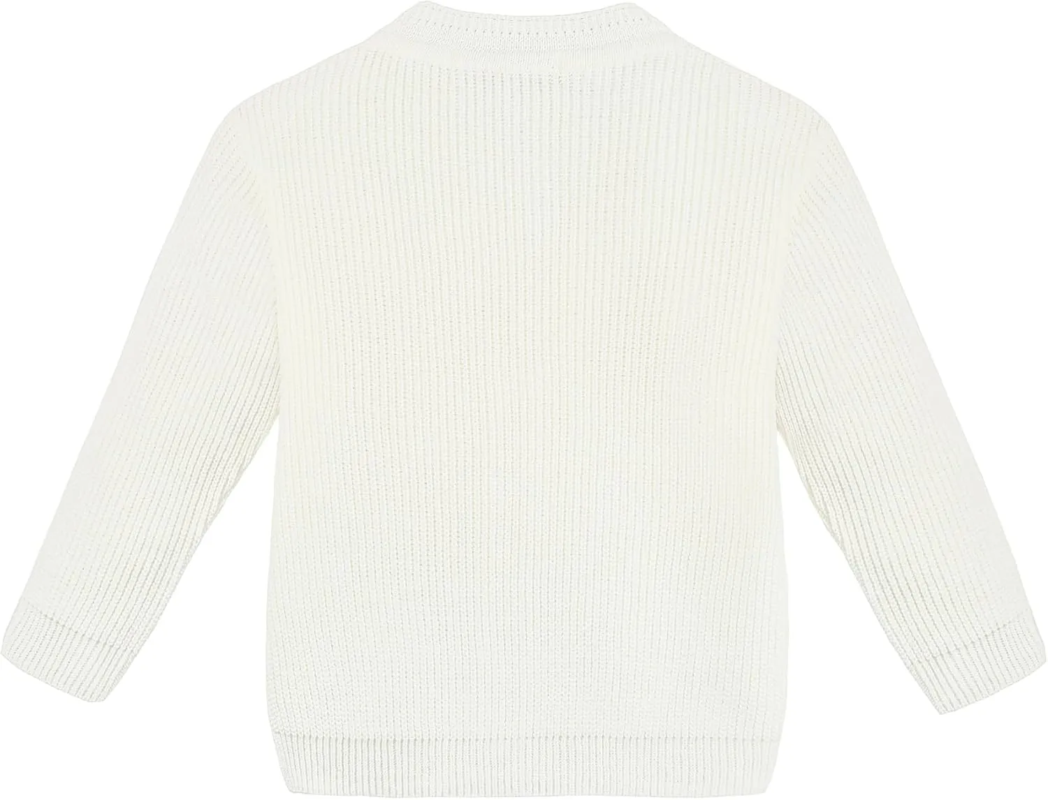 Lilax Baby Boys Basic Long Sleeve V-Neck Classic Knit Cardigan Sweater