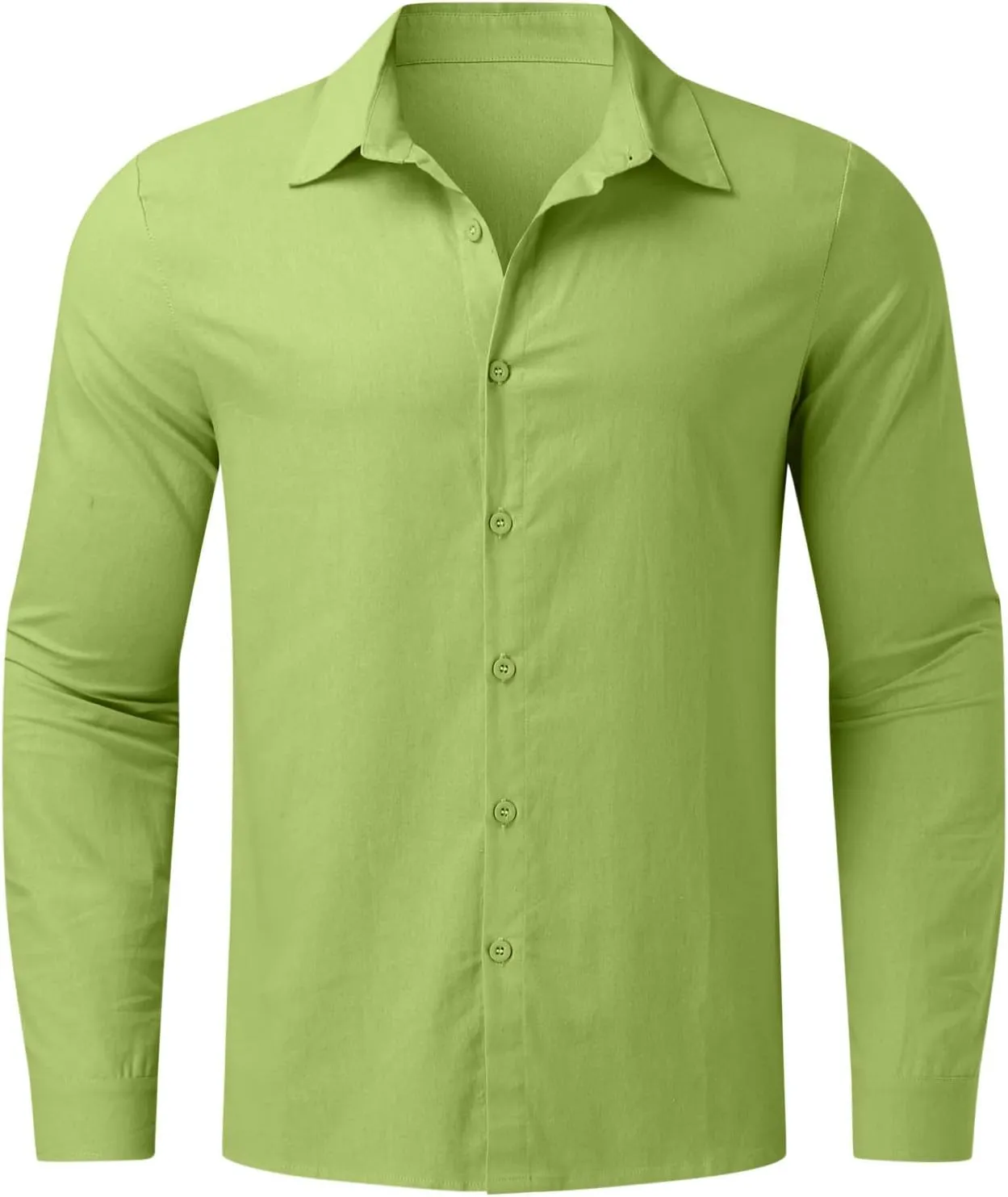 Linen Shirts for Men Big and Tall Long Sleeve Shirts Summer Beach Shirts Button Down Casual Shirts Loose Fit Top Shirts