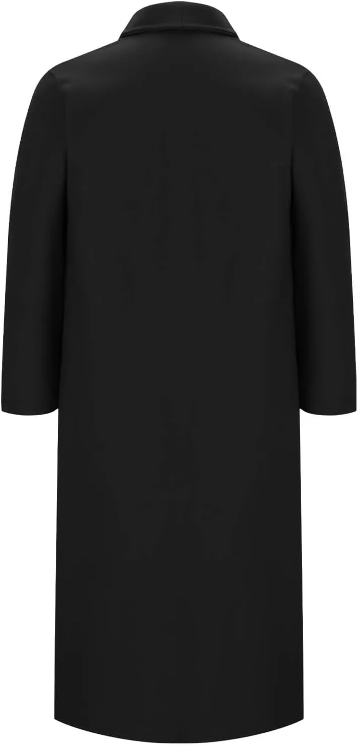 Lmdudan Wool Blend Coat for Women Elegant Shawl Collar Open Front Coats Formal Work Mid Long Winter Pea Coat Outwear Tops