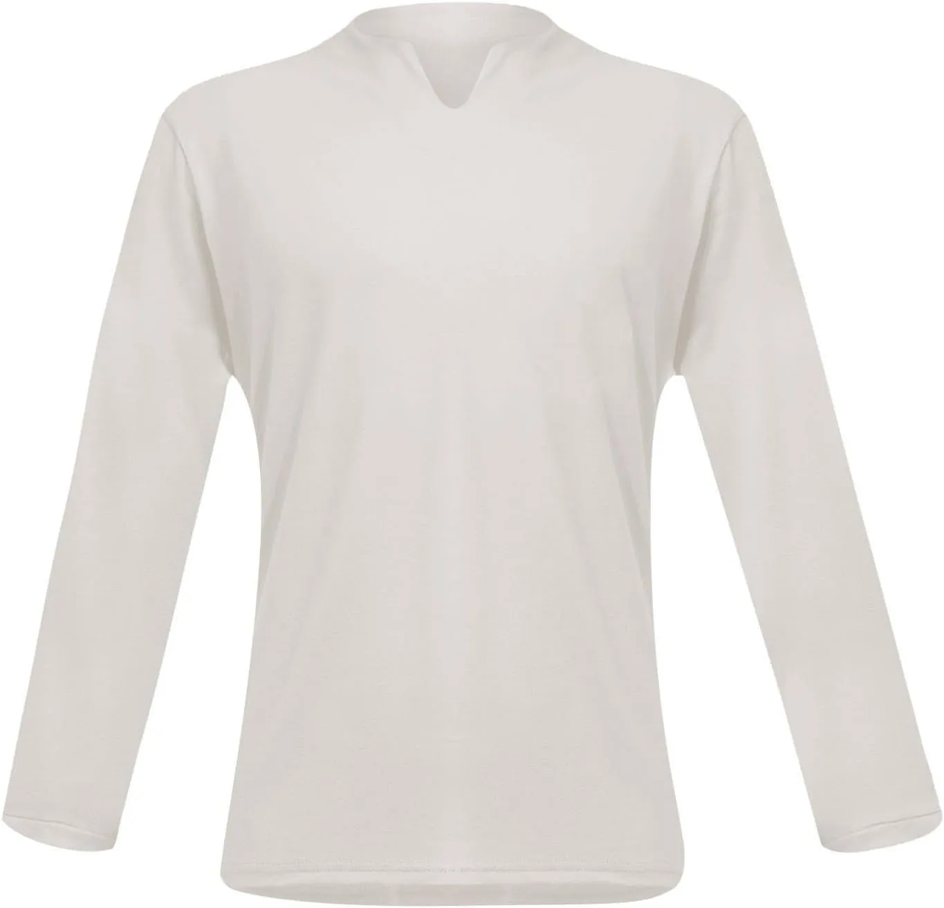 Long Sleeve Shirts for Men Plus Size V-Neck Shirts Oversized Solid Shirts Casual Stylish Loose Fit Fall Shirts
