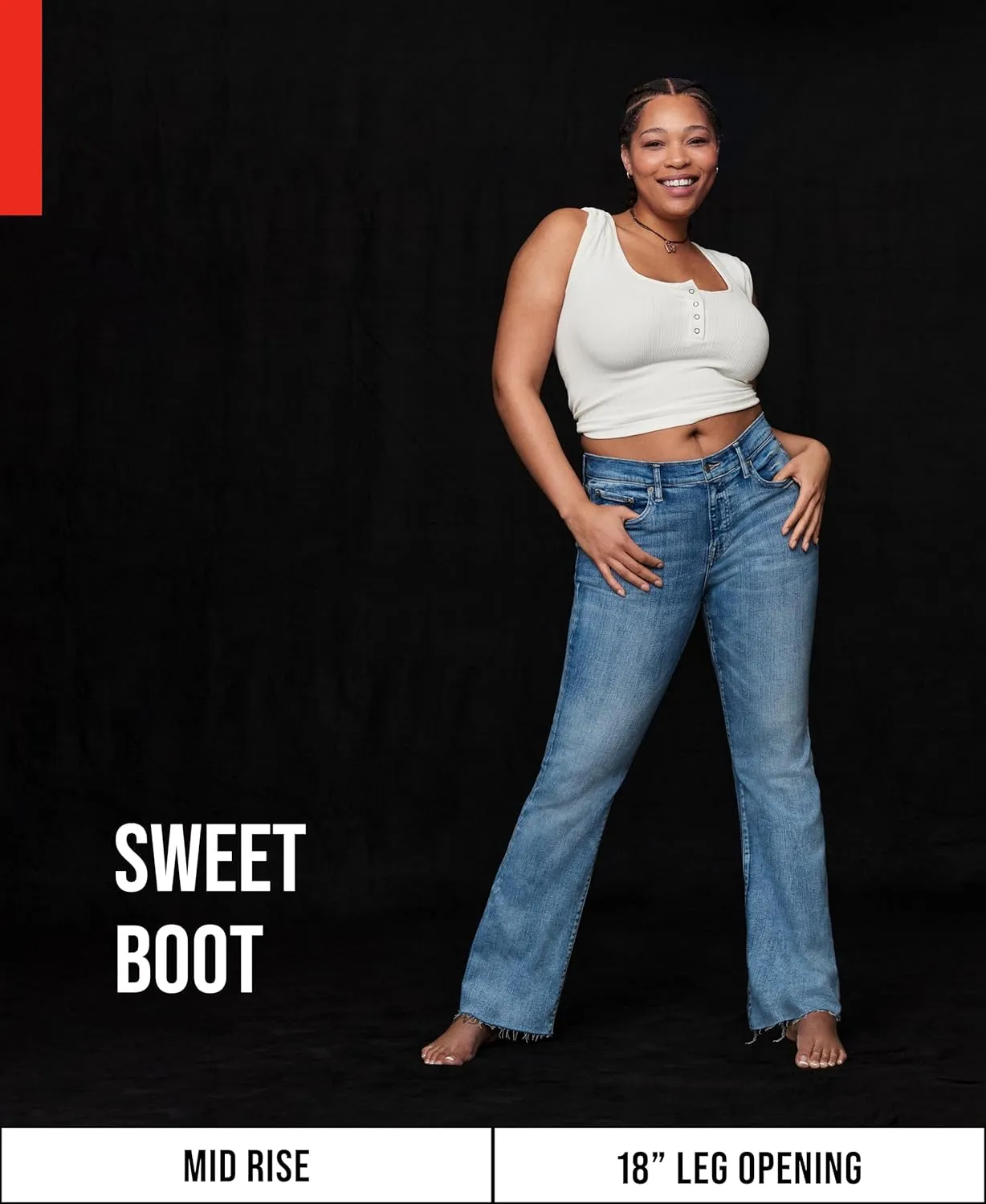 Lucky Brand Women's Mid Rise Sweet Bootcut Jean