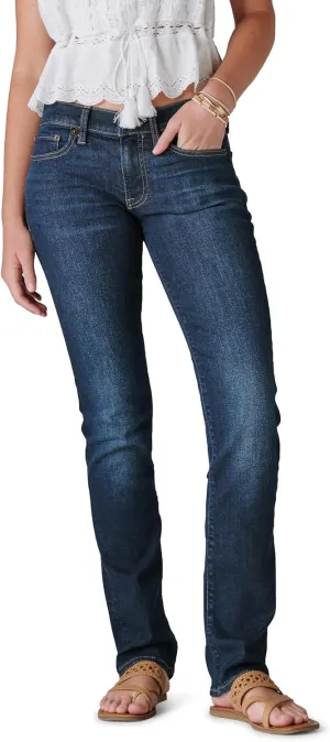 Lucky Brand Women's Mid Rise Sweet Straight Jeans