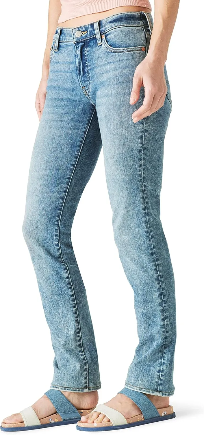 Lucky Brand Women's Mid Rise Sweet Straight Jeans