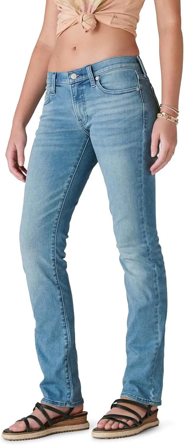 Lucky Brand Women's Mid Rise Sweet Straight Jeans