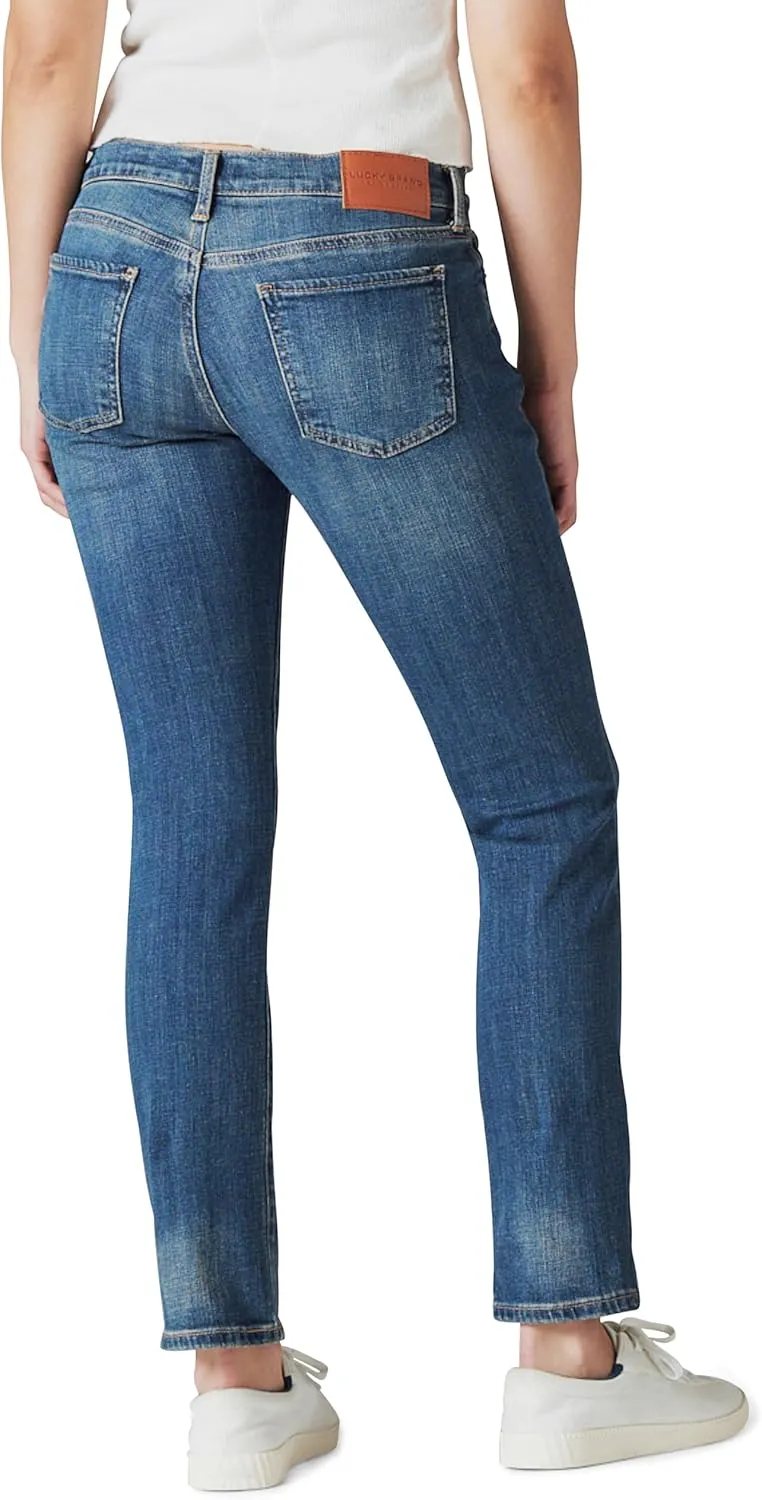 Lucky Brand Women's Mid Rise Sweet Straight Jeans