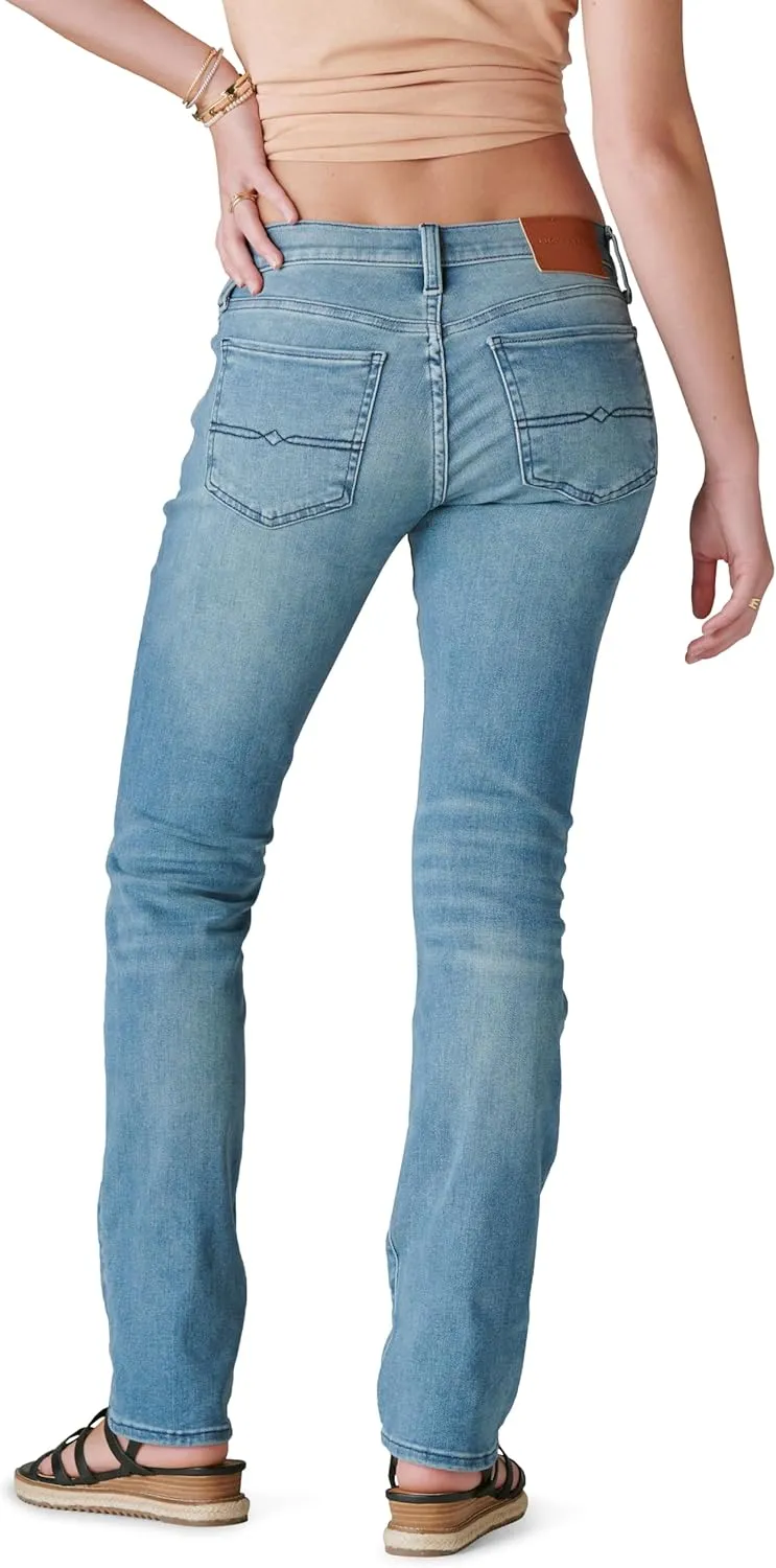 Lucky Brand Women's Mid Rise Sweet Straight Jeans