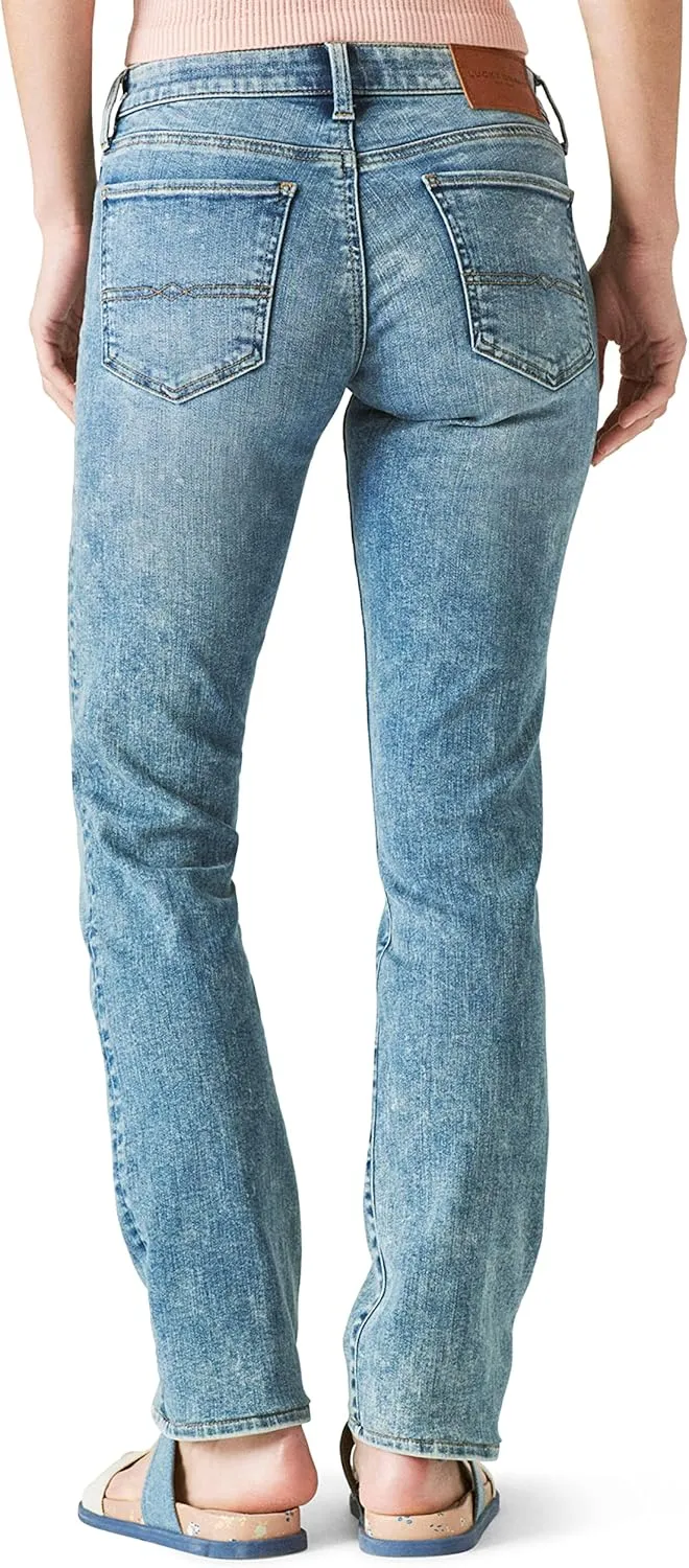 Lucky Brand Women's Mid Rise Sweet Straight Jeans