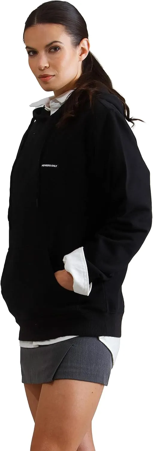 Members Only Women's Logan Hooded Oversized Sweatshirt