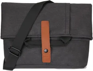 Men Messenger Bag Waterproof Canvas Crossbody Bag 14-16 In Laptop Bag Satchel with Top Handle Foldable Briefcases Business