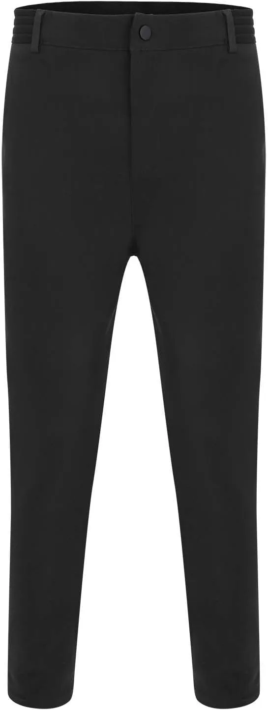 Mens 2023 Chinos Dress Pants Basic Solid Color Sweatpants Slim Fit Stretch Flat-Front Golf Pants Casual Travel