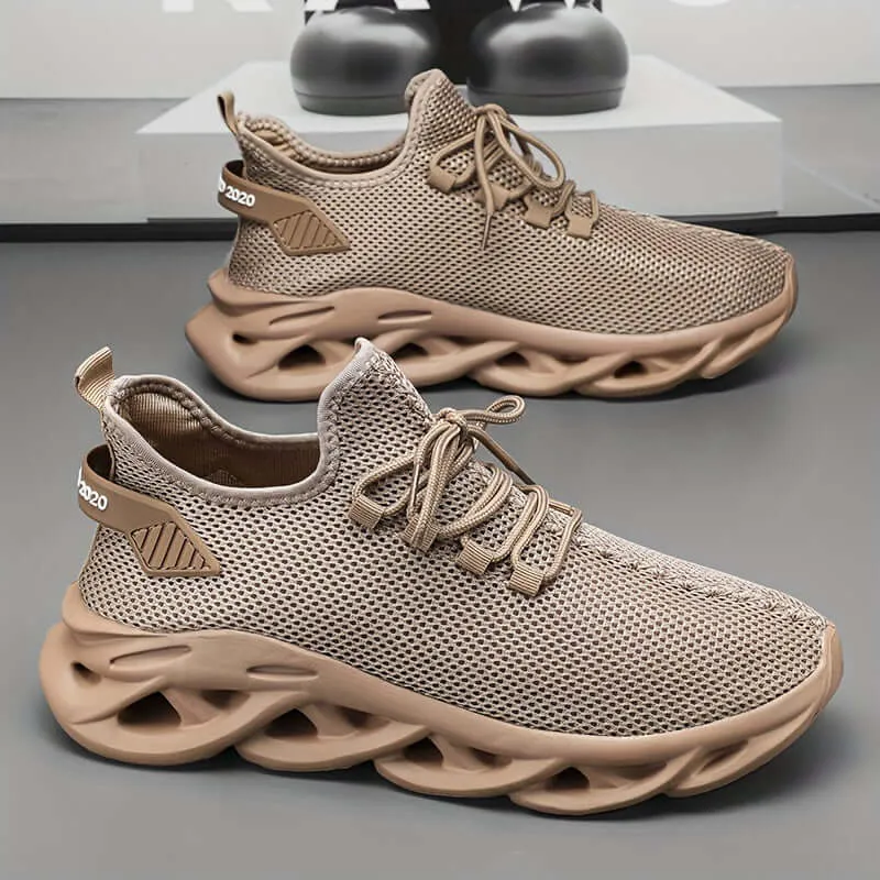 Men's Breathable Running Shoes: Lightweight & Cushioned