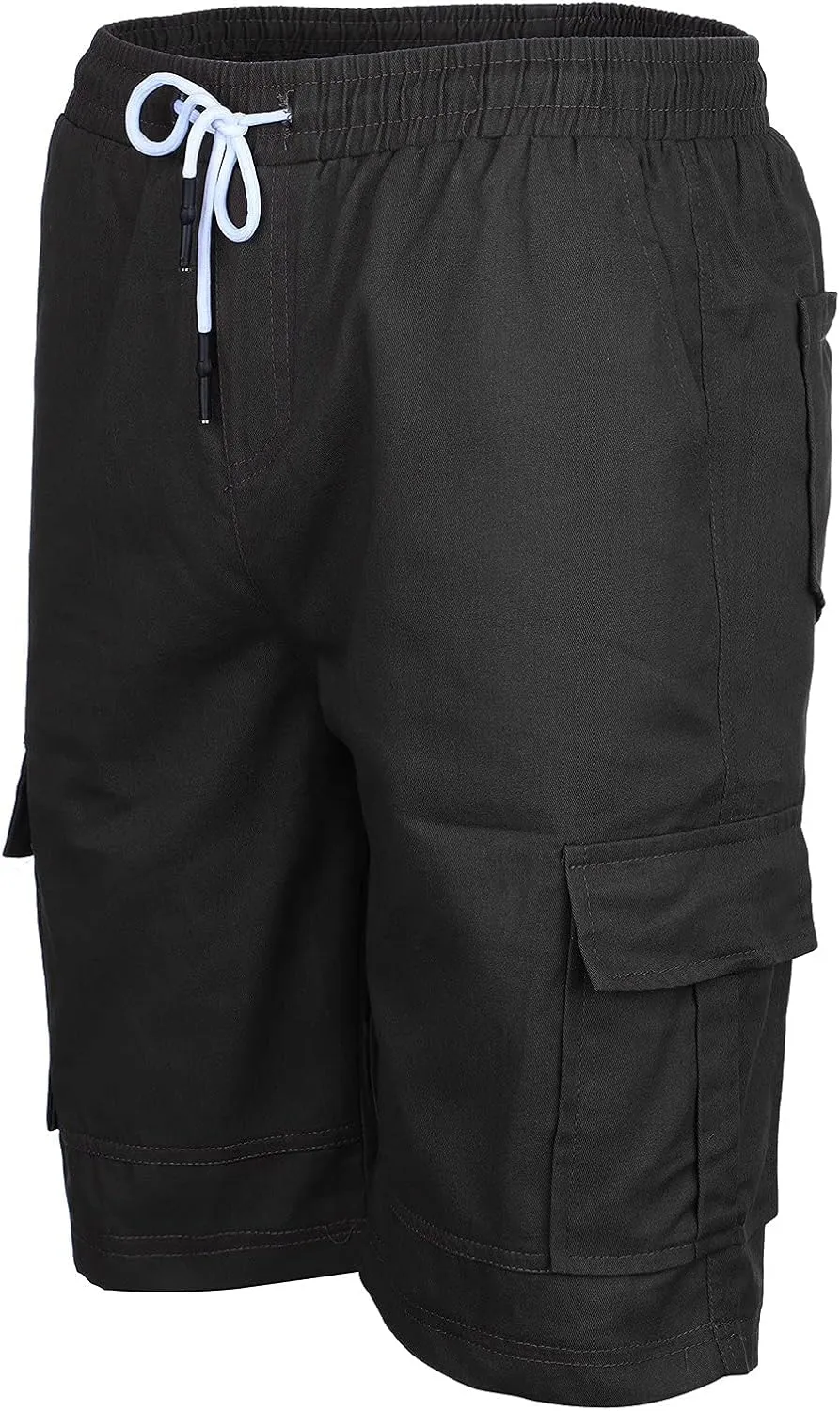 Men's Casual Cargo Shorts Classic Fit Athletic Shorts Cotton Cargo Shorts for Men Summer Beach Shorts with 4 Pockets