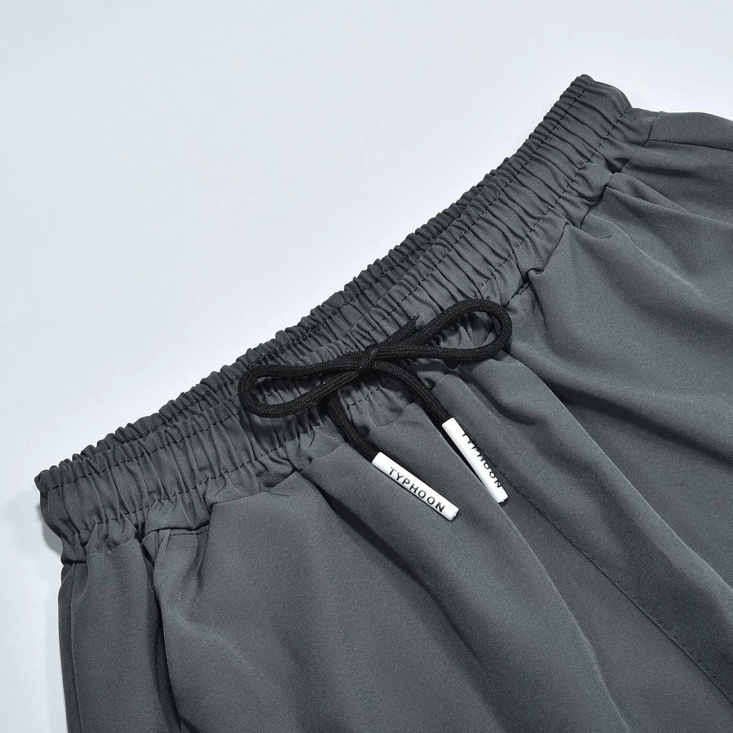 Men's Casual Slim Fit Pants, Stretch Golf Pants, Breathable Fabric, Elastic Waistband, Workout Training Tapered Trousers
