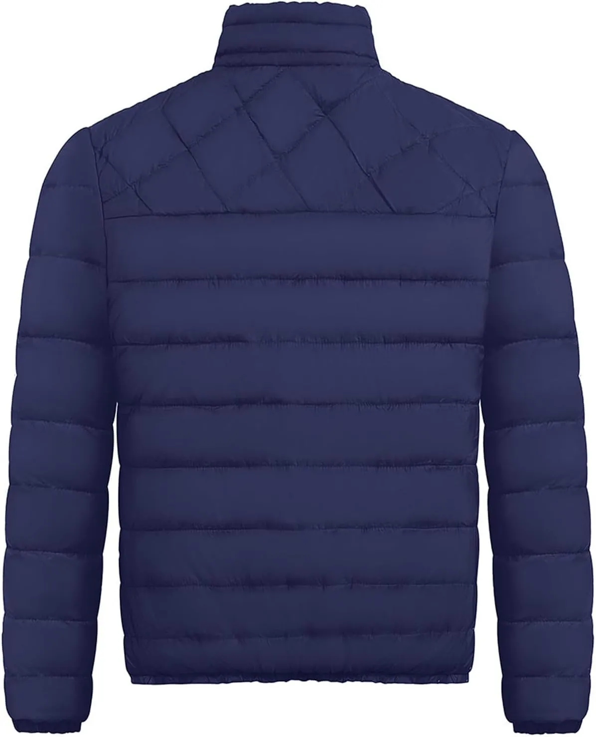 Men's Down Winter Coat Jacket Casual Windproof Zip Up Windbreaker Jackets Warm Padded Coats Big and Jackets, M-2XL