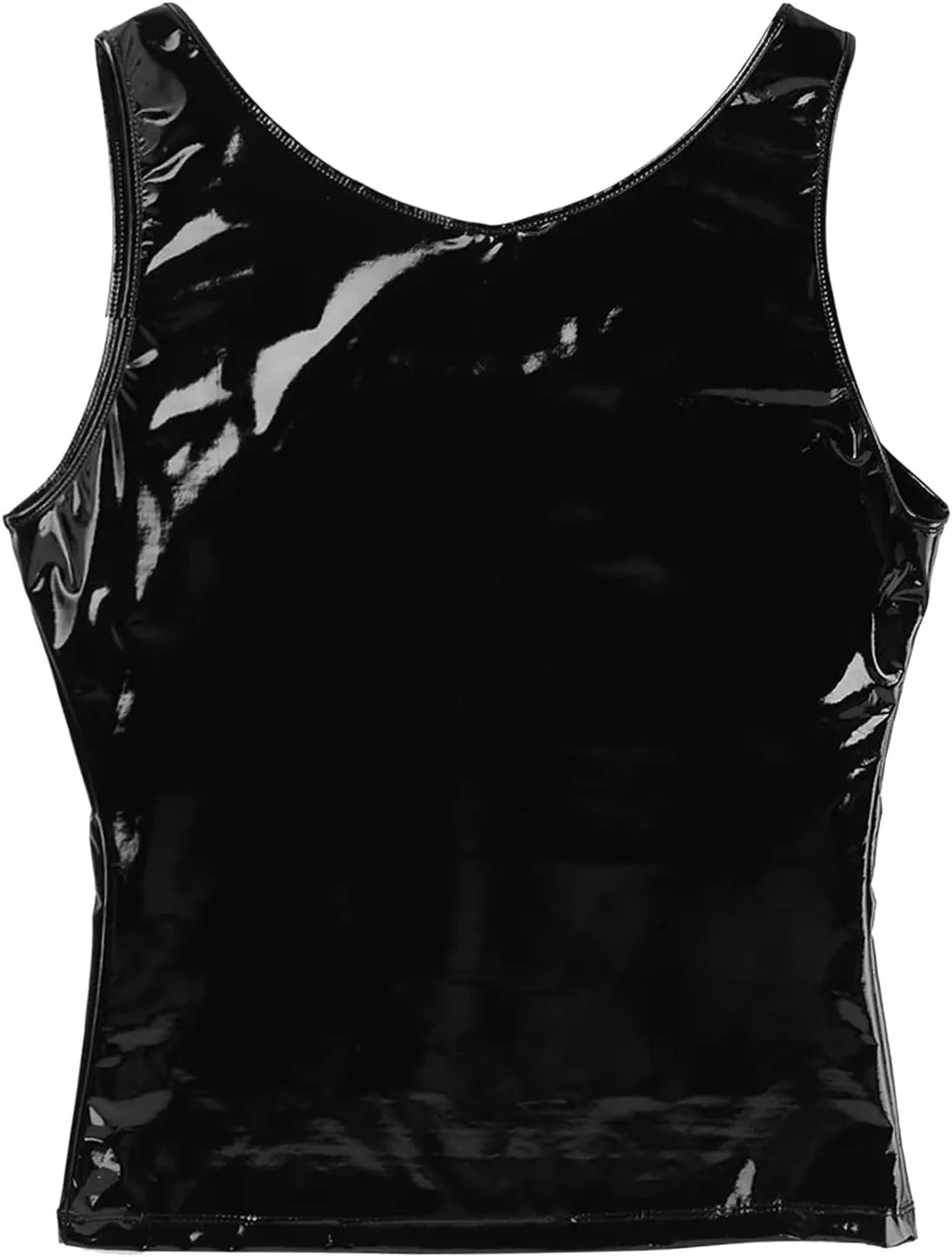 Men's Exotic Leather Coat Fashionable Sexy Vest Top for Casual Wear Stylish Outerwear