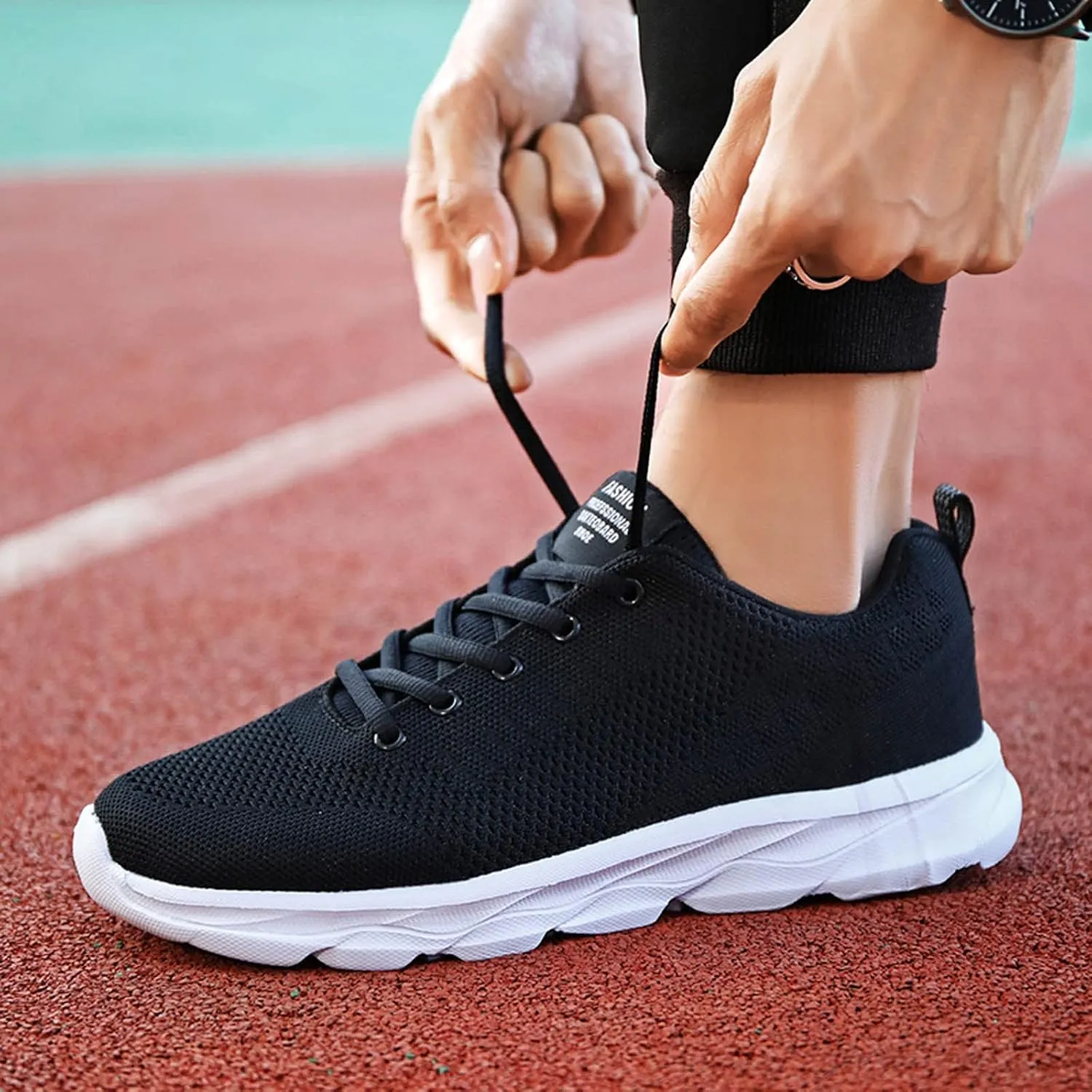 Men's Fashion Sneakers Mens Shoes Running Lightweight Sport Gym Jogging Walking Sneakers Tennis Racquet Sport Shoes Sneaker Lightweight Breathable Mesh Slide Shoe Running Dress