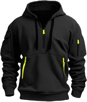 Men's Fashion Zip Up Hoodie with Pockets
