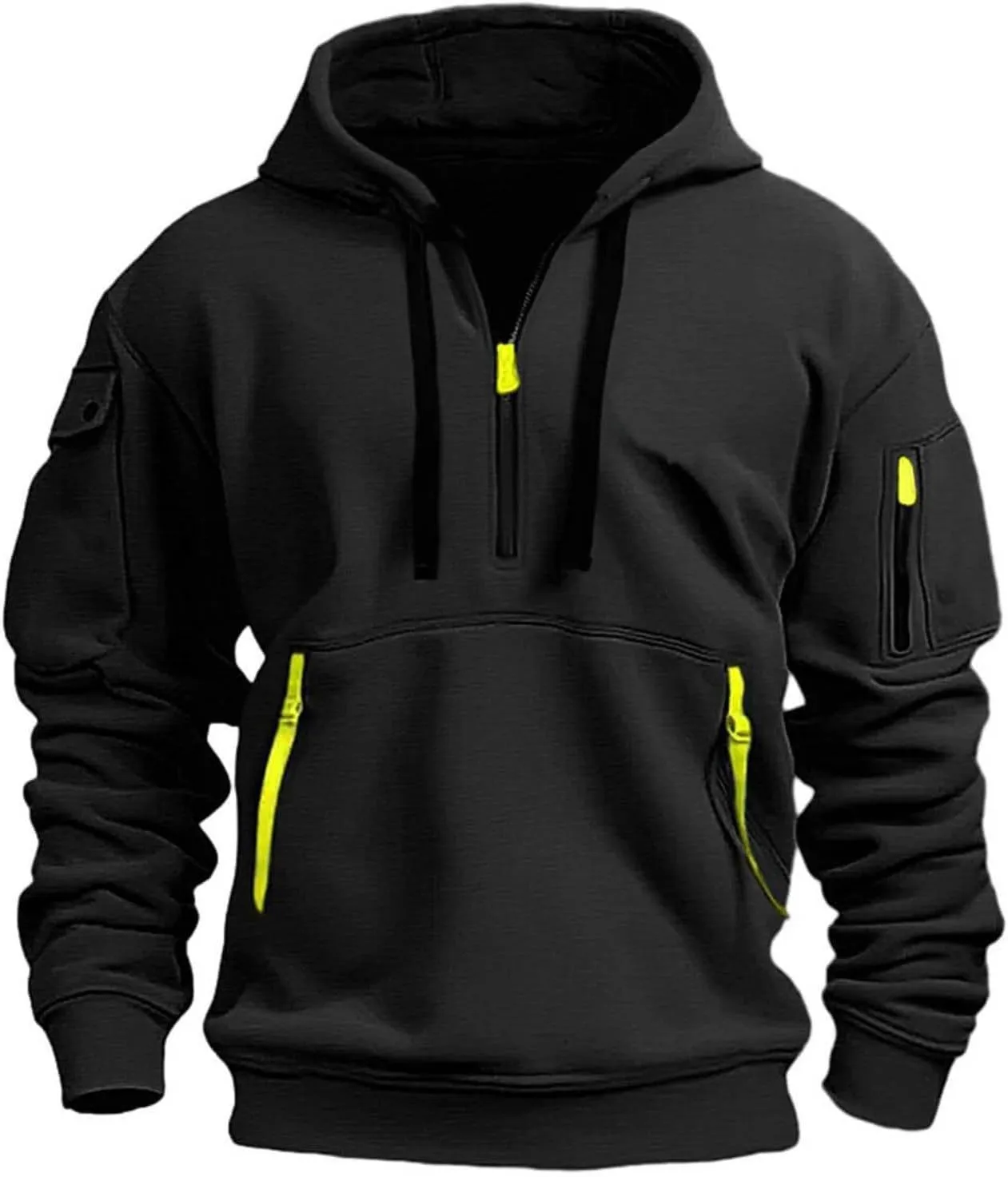 Men's Fashion Zip Up Hoodie with Pockets