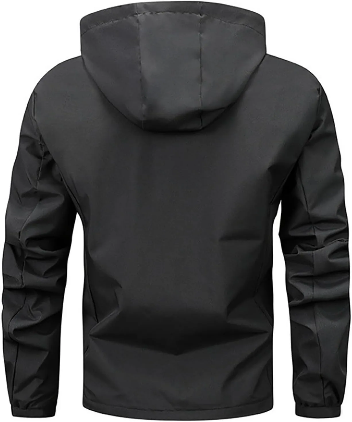 Men's Lightweight Jacket Hooded Hiking Coats Outdoor Windbreaker