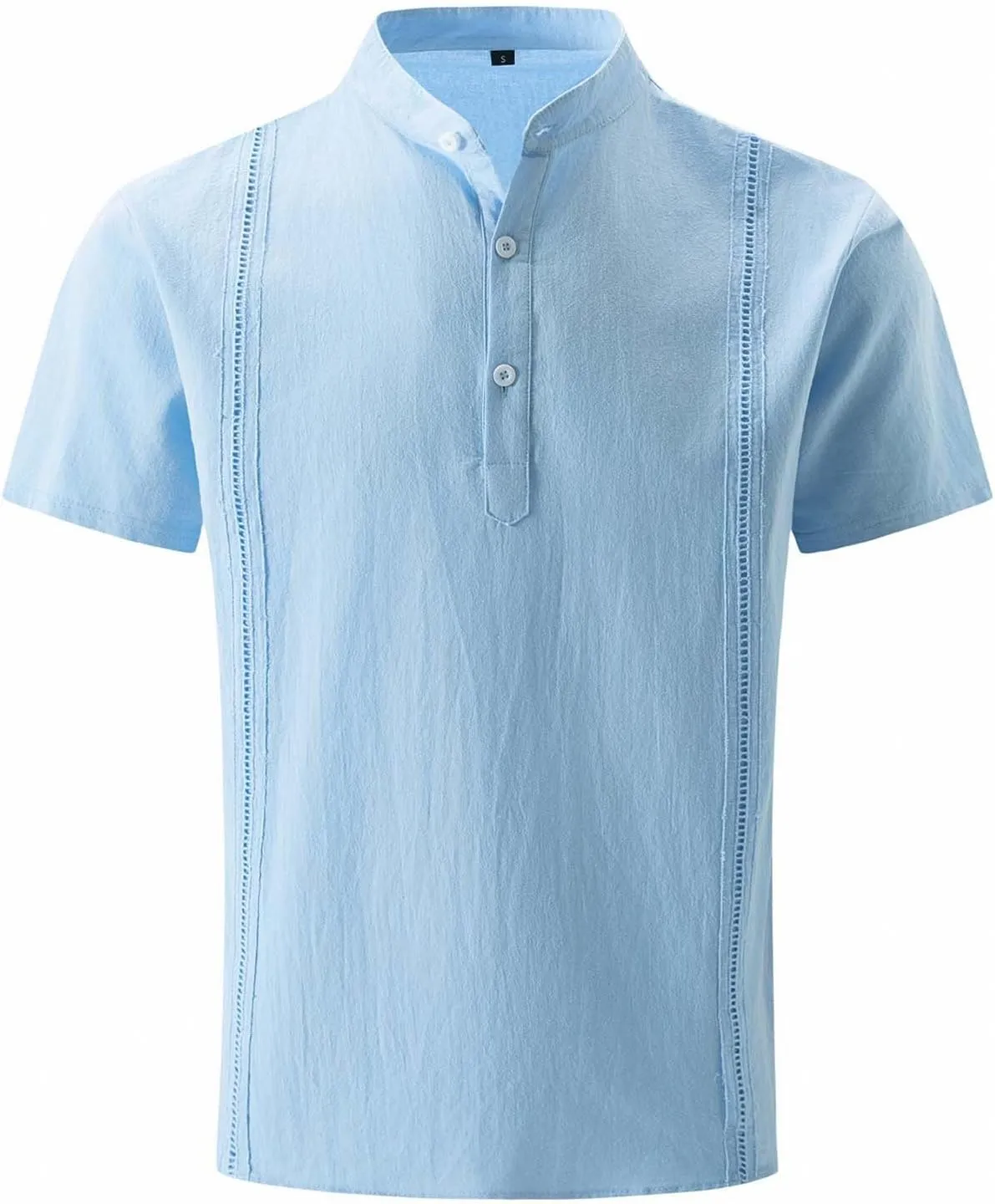 Mens Linen Shirts Formal Shirts for Men White T Shirts Mens Dress Shirts Long Sleeve Beach T Shirts for
