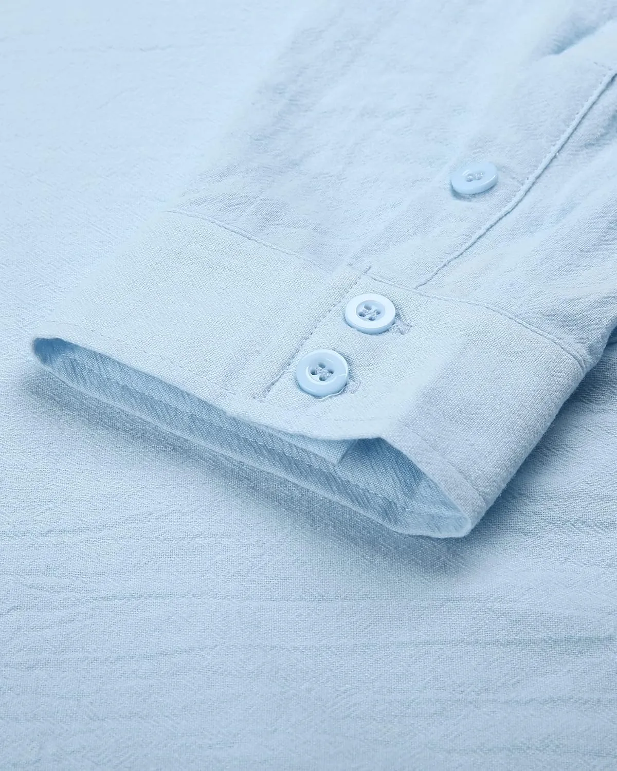 Mens Long Sleeve Shirts Casual Cotton Shirts Solid Beach Yoga Henley Shirts
