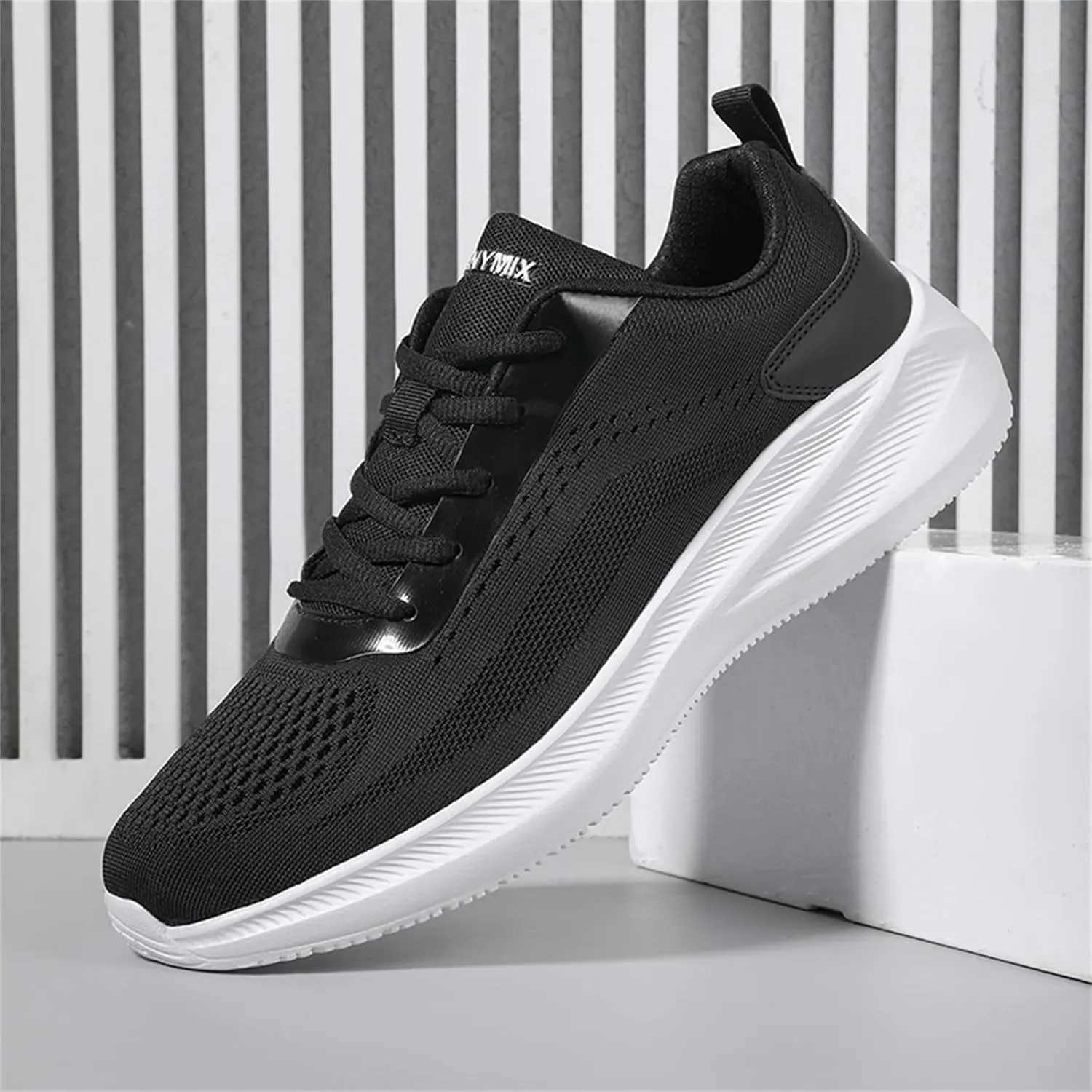 Men's Sneakers Blue Tennis Shoes for Men Mens Comfortable Casual Walking Tennis Shoes Weight Lifting Comfortable Light Weight Slip on Sports for Men Sneakers