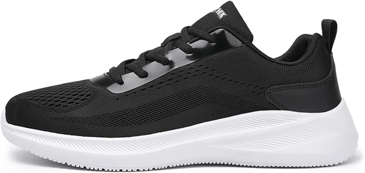 Men's Sneakers Blue Tennis Shoes for Men Mens Comfortable Casual Walking Tennis Shoes Weight Lifting Comfortable Light Weight Slip on Sports for Men Sneakers