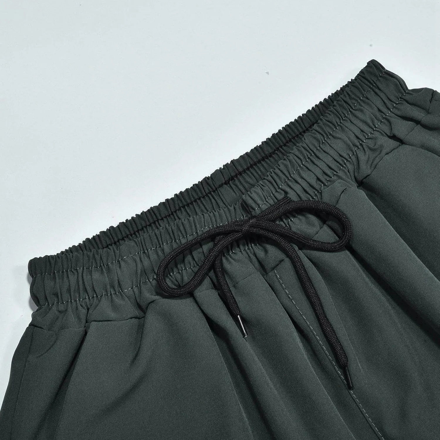 Mens Sweatpants with Pockets Open Bottom Athletic Pants Casual Relaxed Fit Straight Elastic Waist Joggers Outdoor Trousers